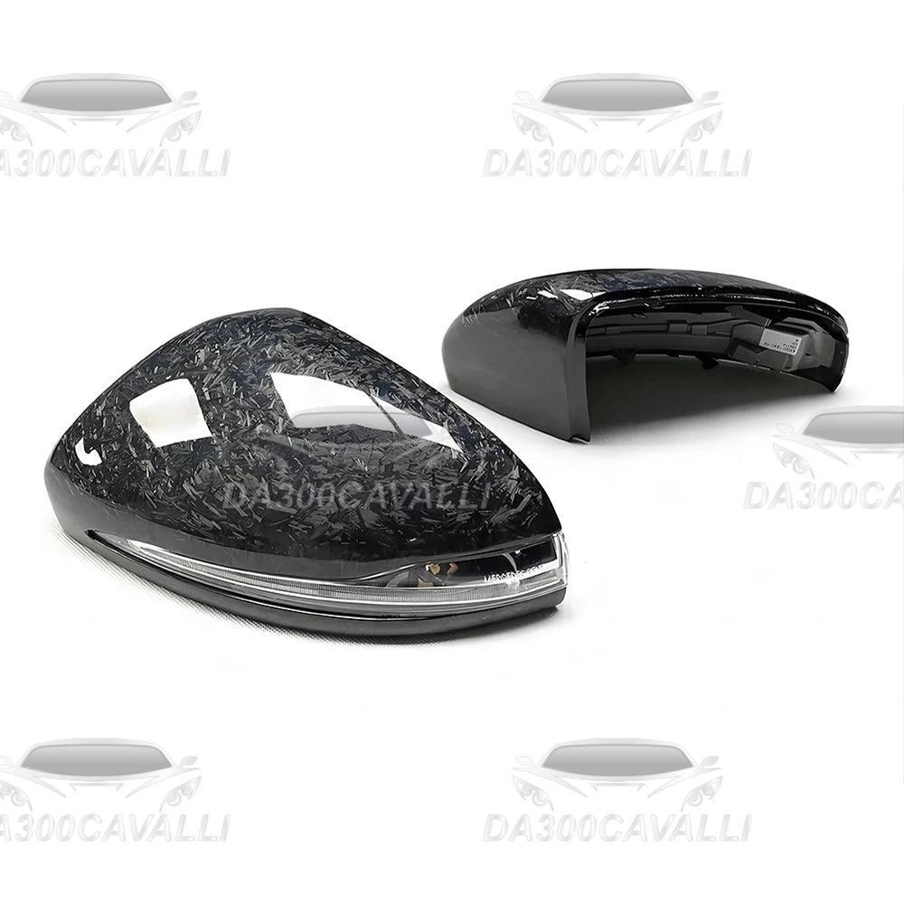 Calotte Specchietti Mercedes Classe C E GLC W205 W213 C238 X253 Fibra Di Carbonio - Da300Cavalli