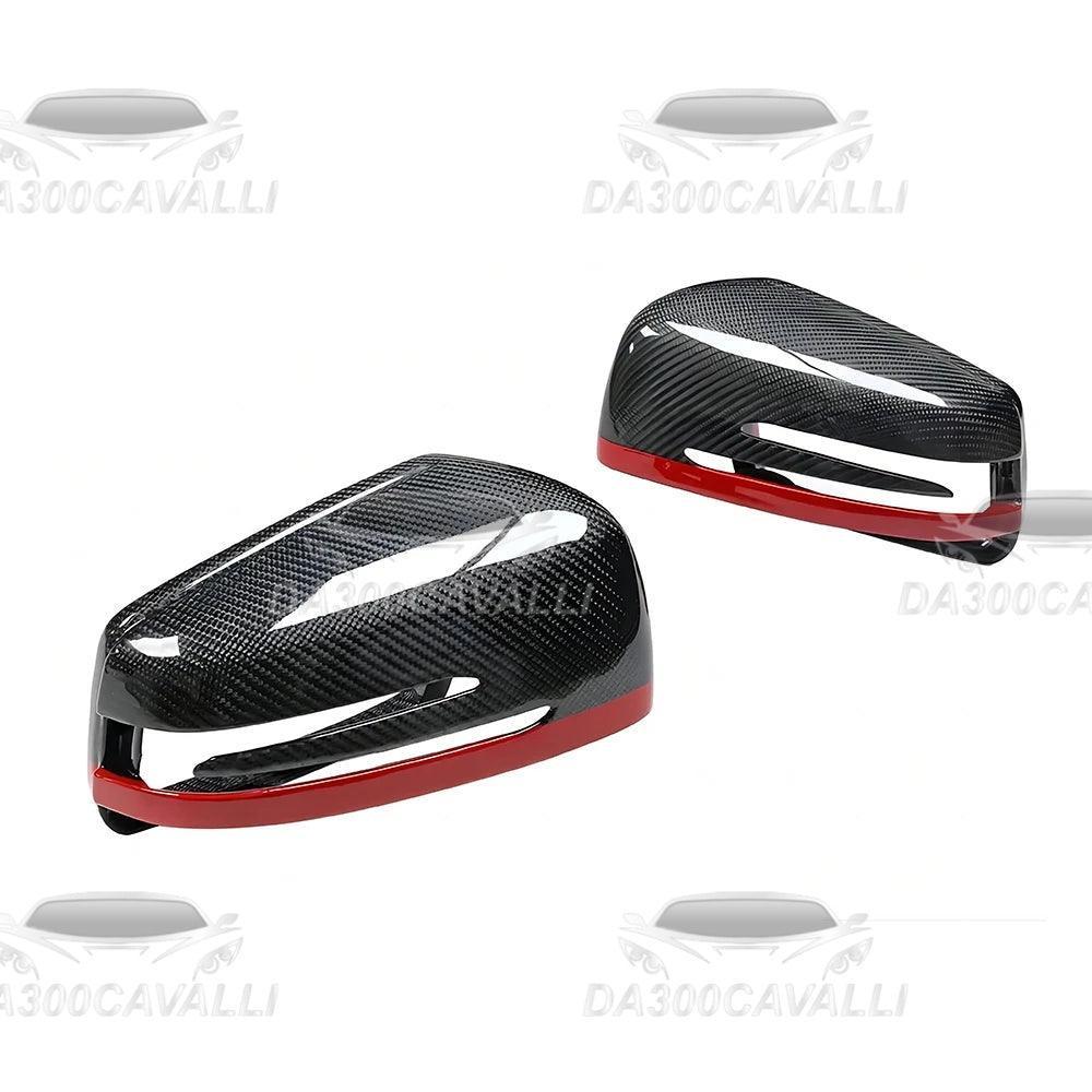 Calotte Specchietti Mercedes Classe E S CLA W212 W221 W117 C207 Fibra Di Carbonio - Da300Cavalli