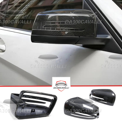 Calotte Specchietti Mercedes Classe E S CLA W212 W221 W117 C207 Fibra Di Carbonio - Da300Cavalli