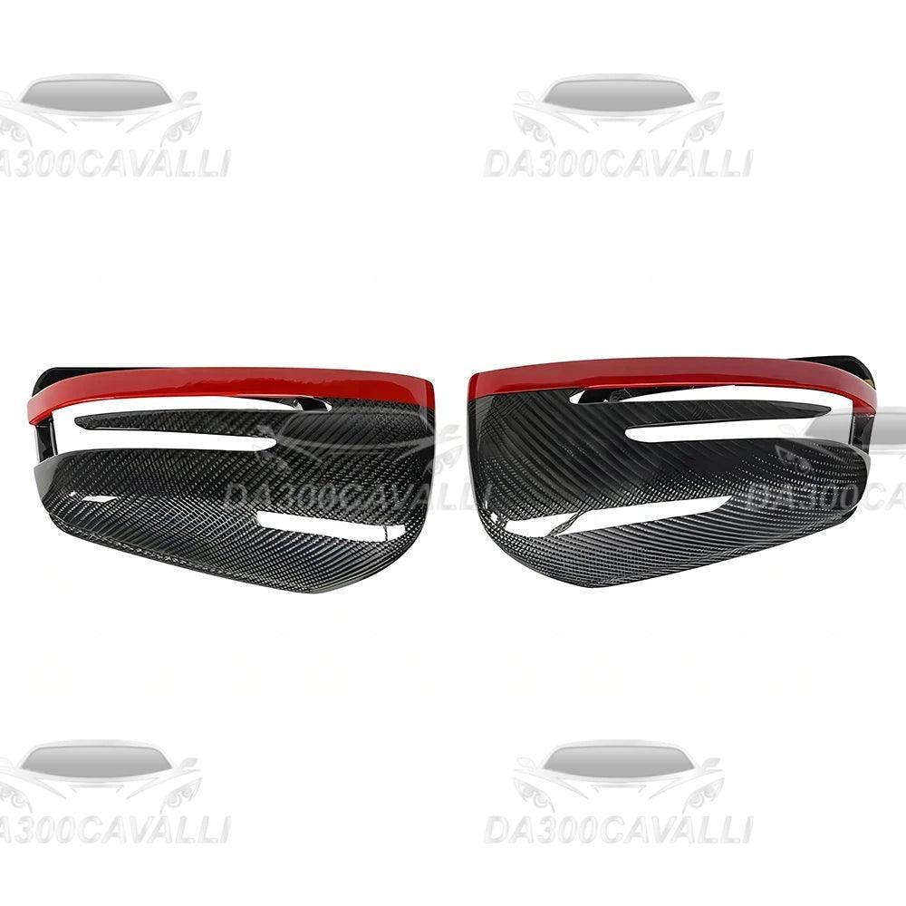 Calotte Specchietti Mercedes Classe E S CLA W212 W221 W117 C207 Fibra Di Carbonio - Da300Cavalli