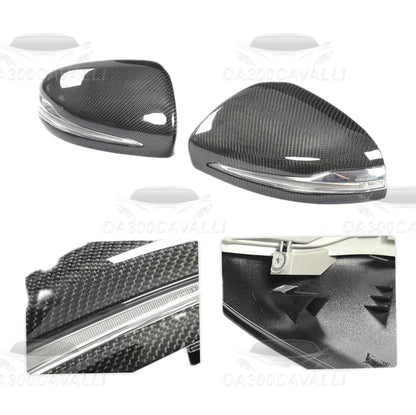 Calotte Specchietti Mercedes Classe S C Sedan W205 W222 Fibra Di Carbonio - Da300Cavalli