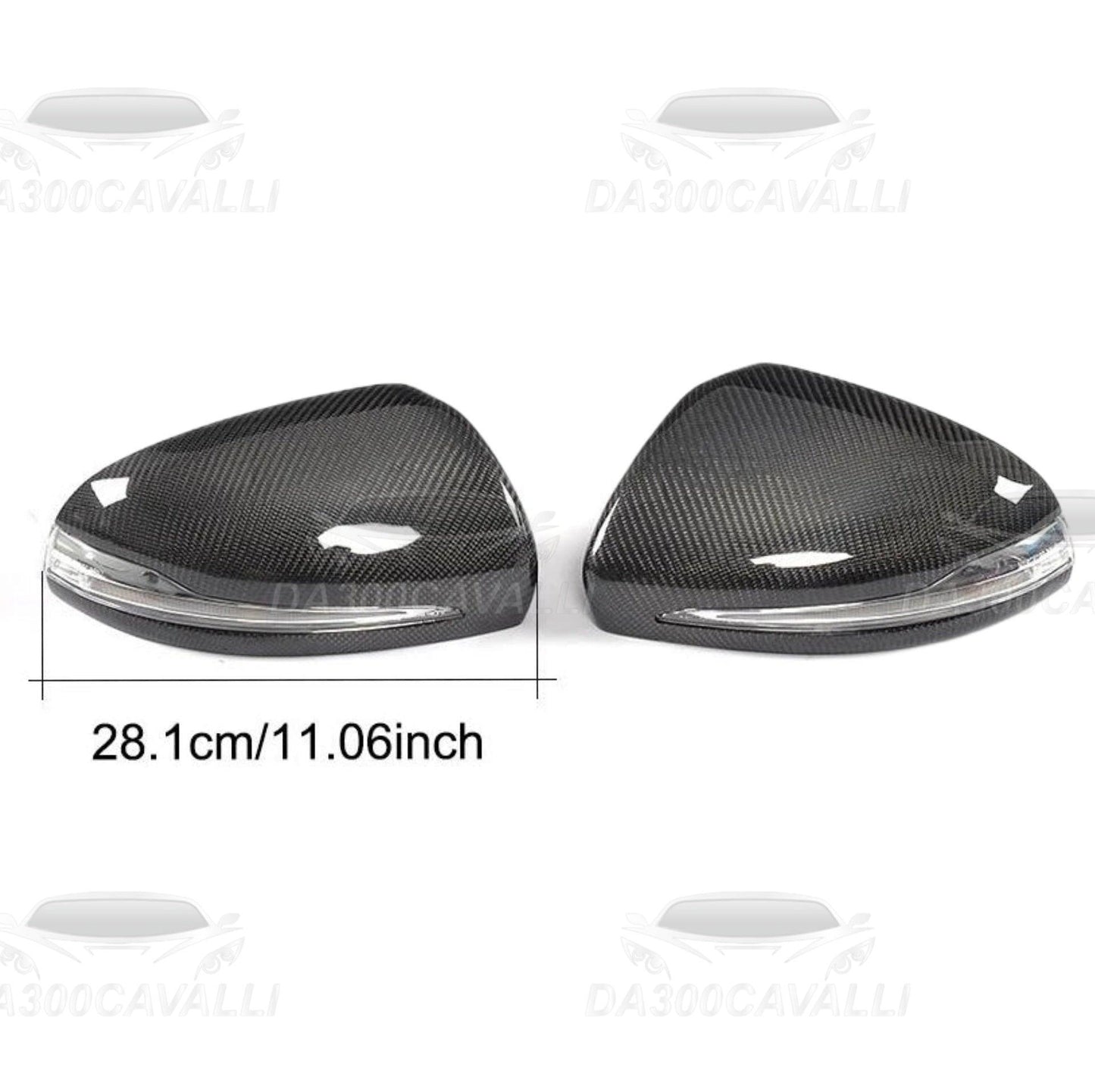 Calotte Specchietti Mercedes Classe S C Sedan W205 W222 Fibra Di Carbonio - Da300Cavalli
