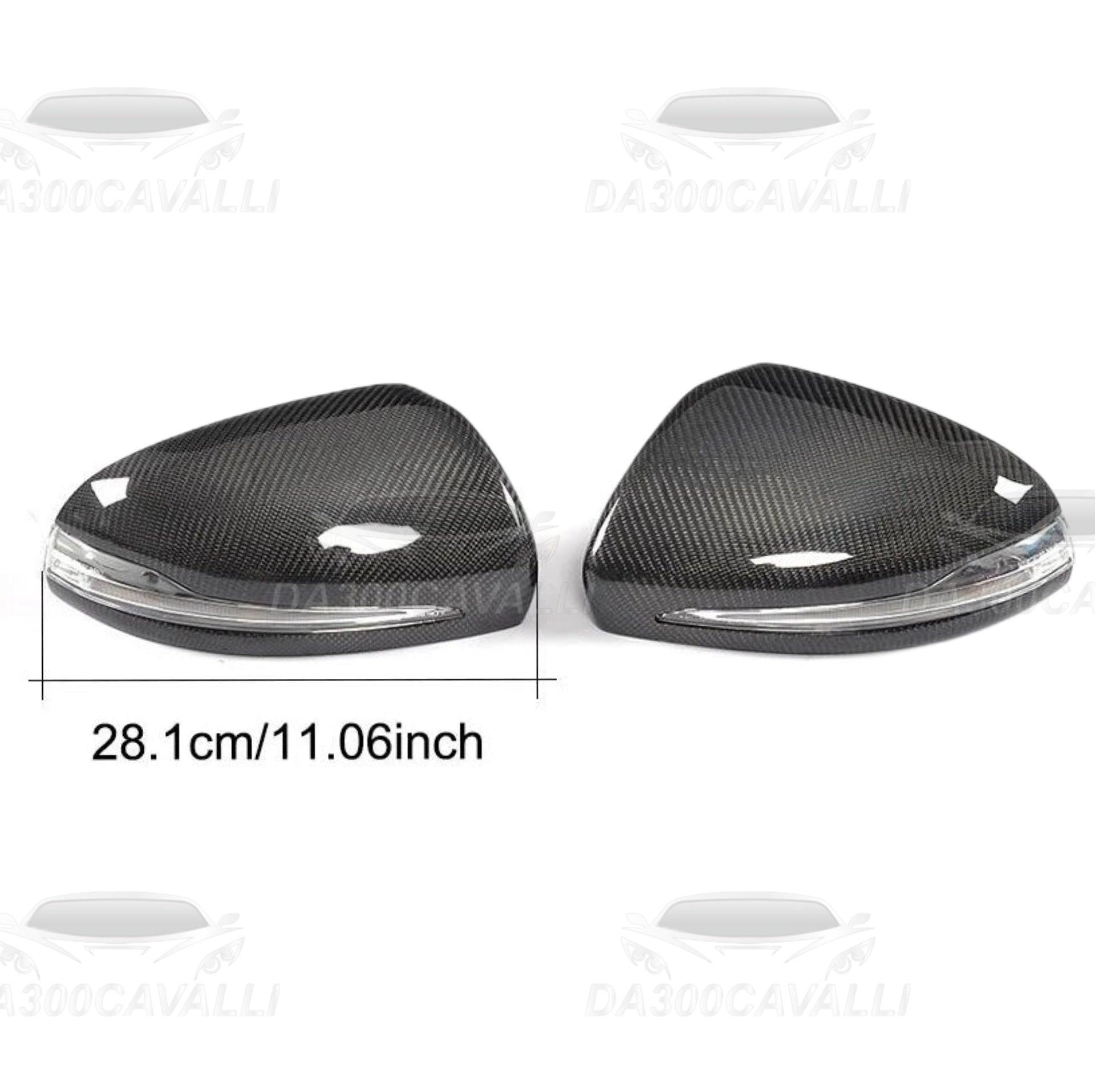 Calotte Specchietti Mercedes Classe S C Sedan W205 W222 Fibra Di Carbonio - Da300Cavalli