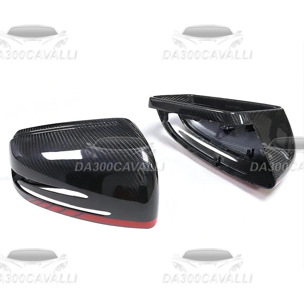 Calotte Specchietti Mercedes GLK GLA CLS X204 X156 W218 Fibra Di Carbonio — Da300Cavalli — foto 3