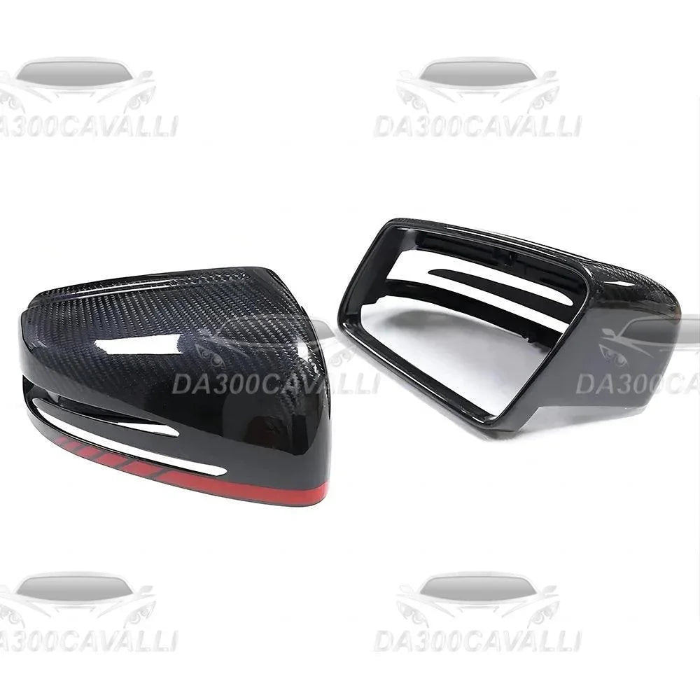 Calotte Specchietti Mercedes GLK GLA CLS X204 X156 W218 Fibra Di Carbonio — Da300Cavalli — foto 4