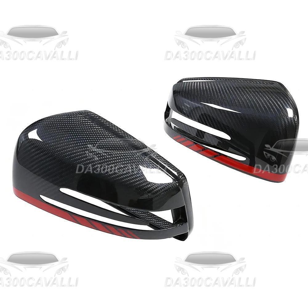 Calotte Specchietti Mercedes GLK GLA CLS X204 X156 W218 Fibra Di Carbonio — Da300Cavalli — foto 5