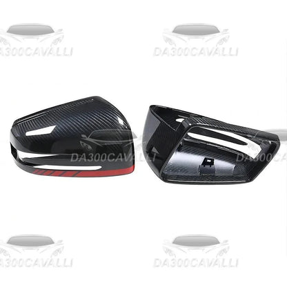 Calotte Specchietti Mercedes GLK GLA CLS X204 X156 W218 Fibra Di Carbonio — Da300Cavalli — foto 6