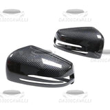 Calotte Specchietti Mercedes GLK GLA CLS X204 X156 W218 Fibra Di Carbonio