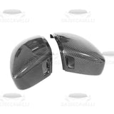 Calotte Specchietti VW Passat Scirocco Bora Fibra Di Carbonio