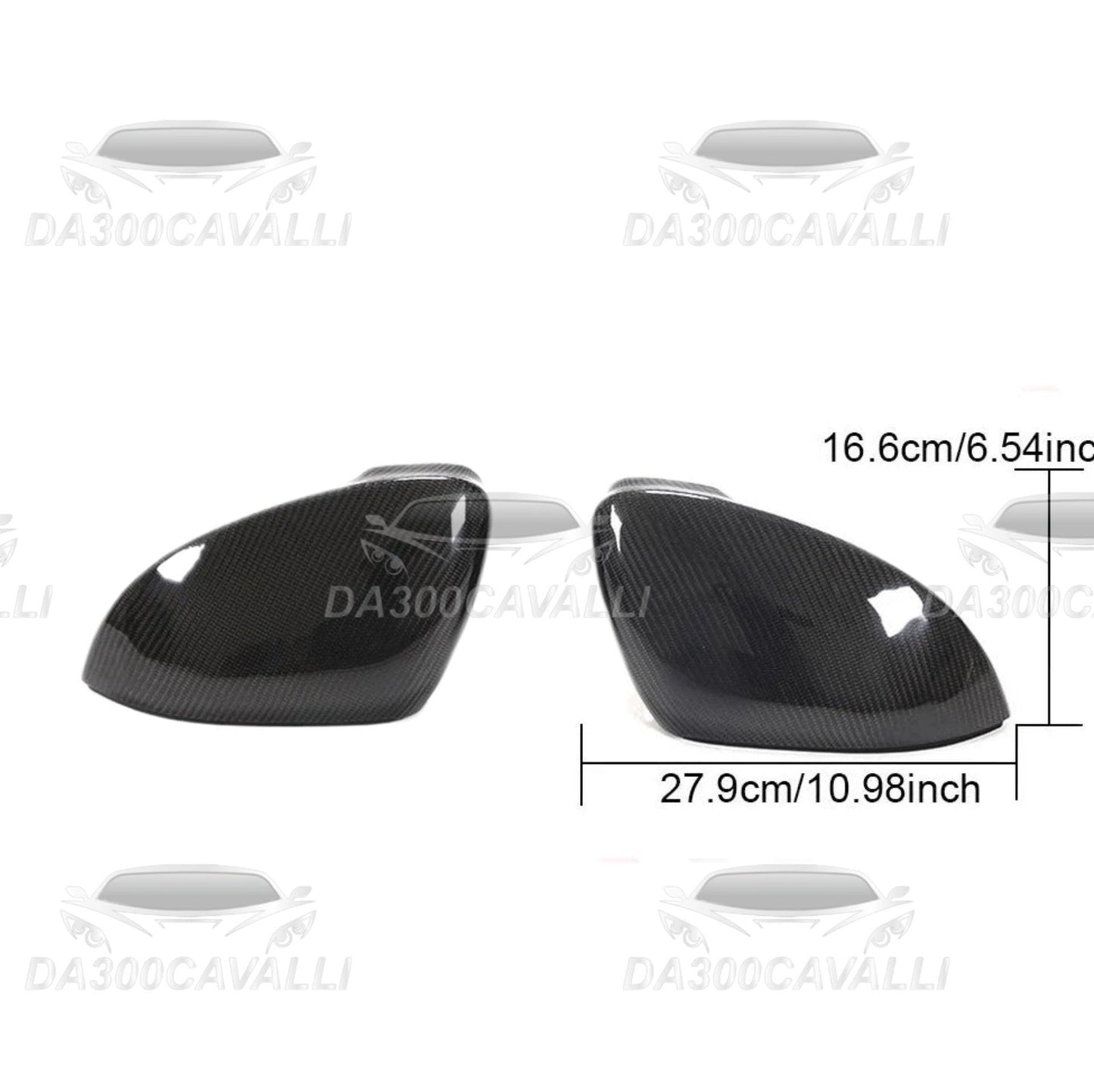 Calotte Vw Golf 8 In Fibra Di Carbonio - Da300Cavalli