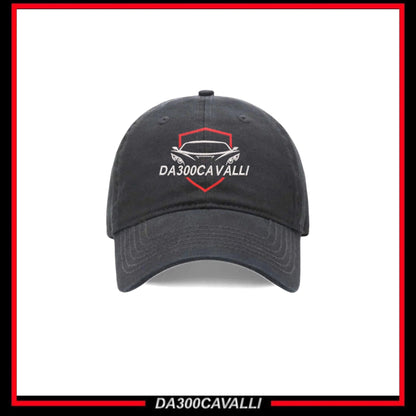 cappello-da300cavalli-100percent-cotone-con-logo-ricamato-da300cavalli-1 - Da300Cavalli
