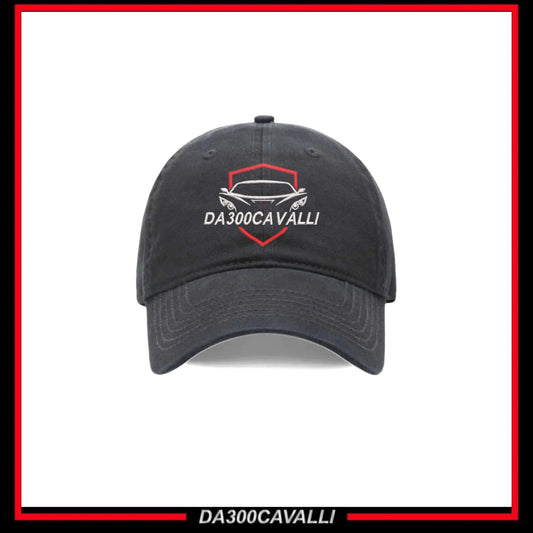 cappello-da300cavalli-100percent-cotone-con-logo-ricamato-da300cavalli-1 - Da300Cavalli