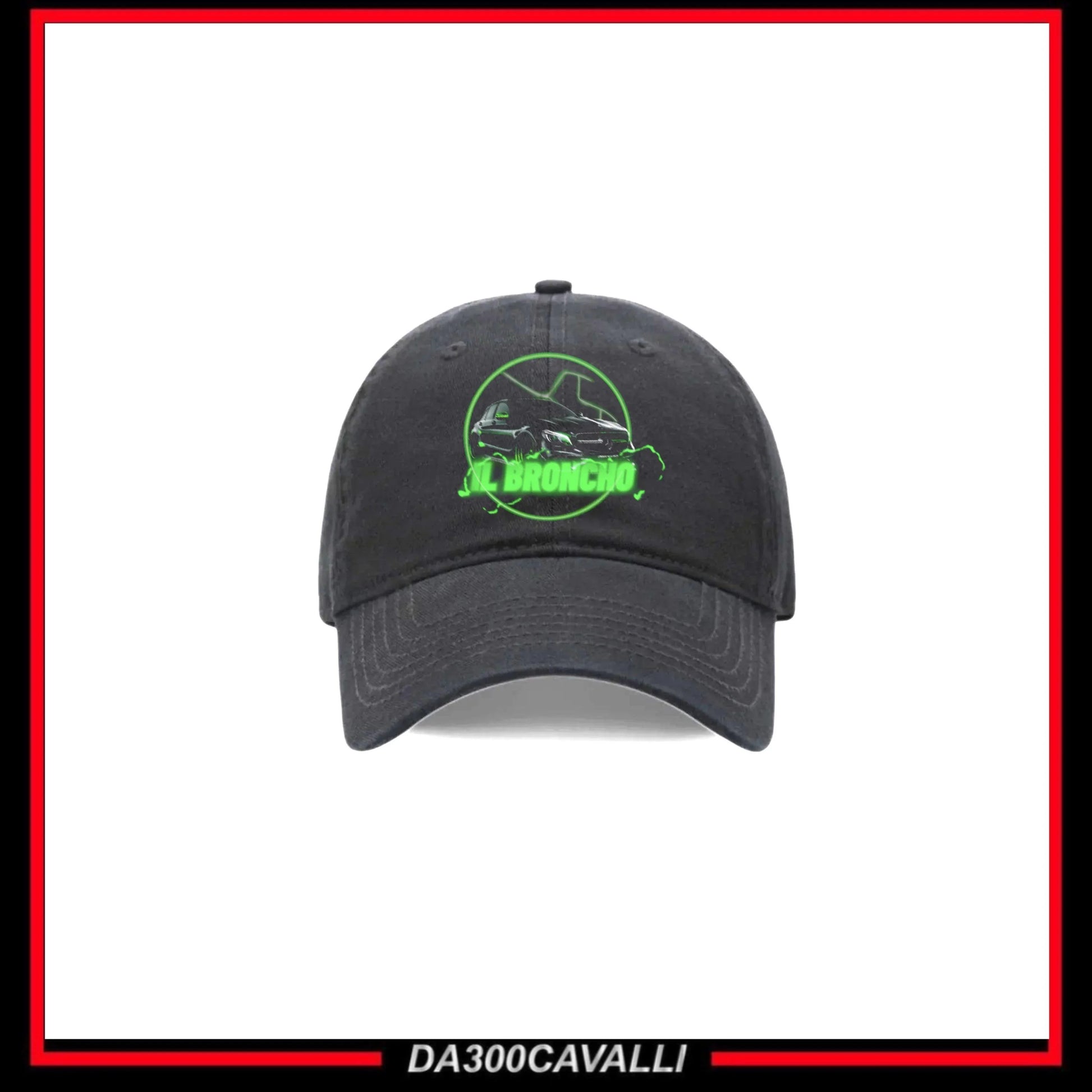 cappello-ufficale-ilbroncho-100percent-cotone-con-logo-ricamato-da300cavalli-1 - Da300Cavalli