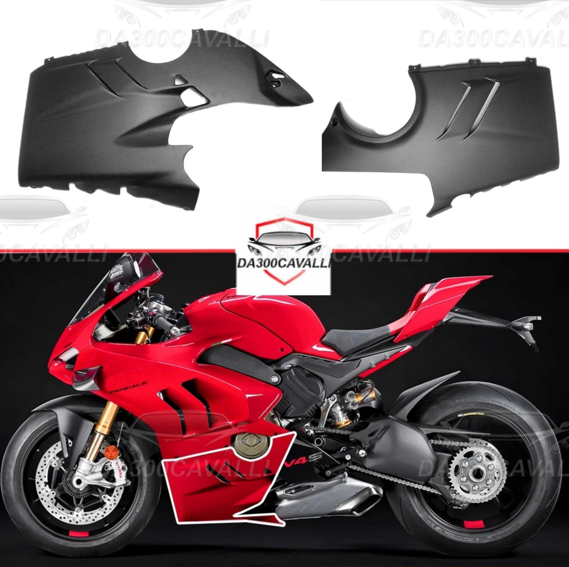 Carene Inferiori Ducati Panigale V4 V4S V4R (2022-2024) In Fibra di Carbonio - Da300Cavalli