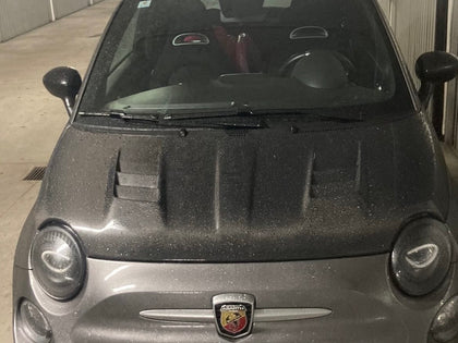 Foto inviata da Matteabarth_595 — Cofano Fiat 500 (2008-2023) Abarth Fibra Di Carbonio