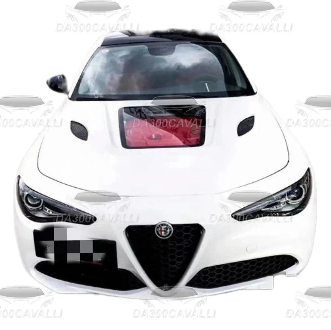 Cofano In Carbonio Alfa Romeo Giulia - Da300Cavalli