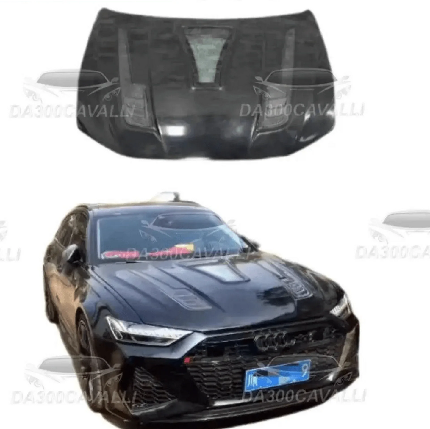 cofano-in-carbonio-audi-a6-2019-2023-da300cavalli-3 - Da300Cavalli