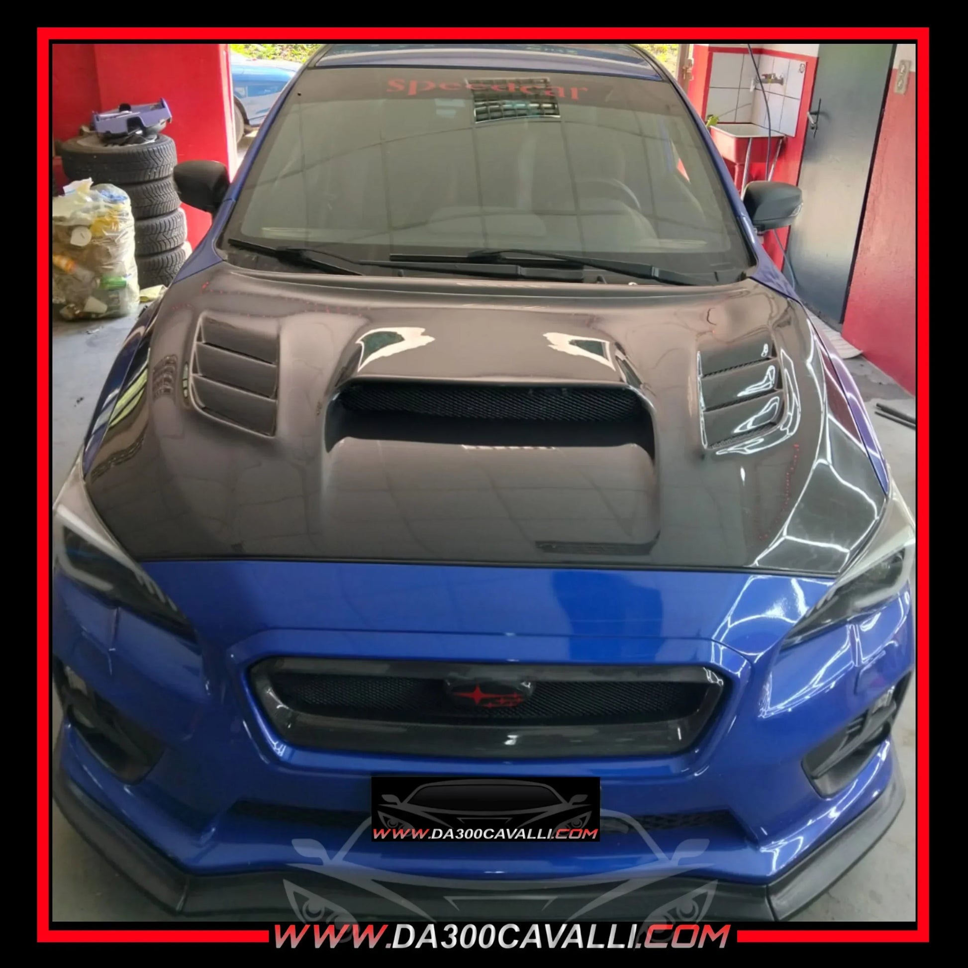 Cofano In Carbonio Subaru STI WRX — Da300Cavalli — foto 3