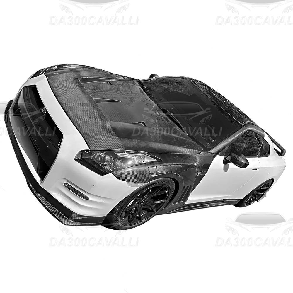 Cofano Nissan Gtr (2008-2016) Fibra Di Carbonio - Da300Cavalli