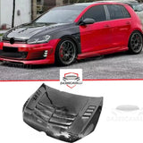Cofano Volkswagen Golf 7 (2014-2021) Fibra Di Carbonio