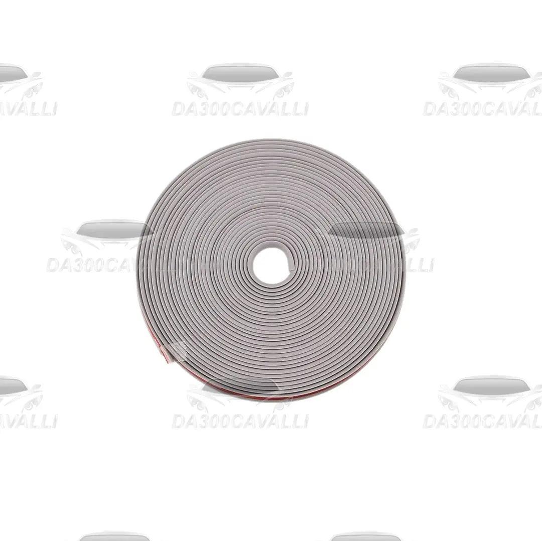 Rotolo contorno cerchio auto tuning grigio, accessorio Da300Cavalli per personalizzazione