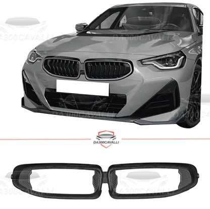 contorno-griglia-frontale-bmw-serie-2-coupe-m2-g42-fibra-di-carbonio-da300cavalli-1 - Da300Cavalli