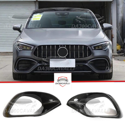 Contorno Griglie Inferiori Fibra Di Carbonio Mercedes CLA (2020-2022) - Da300Cavalli