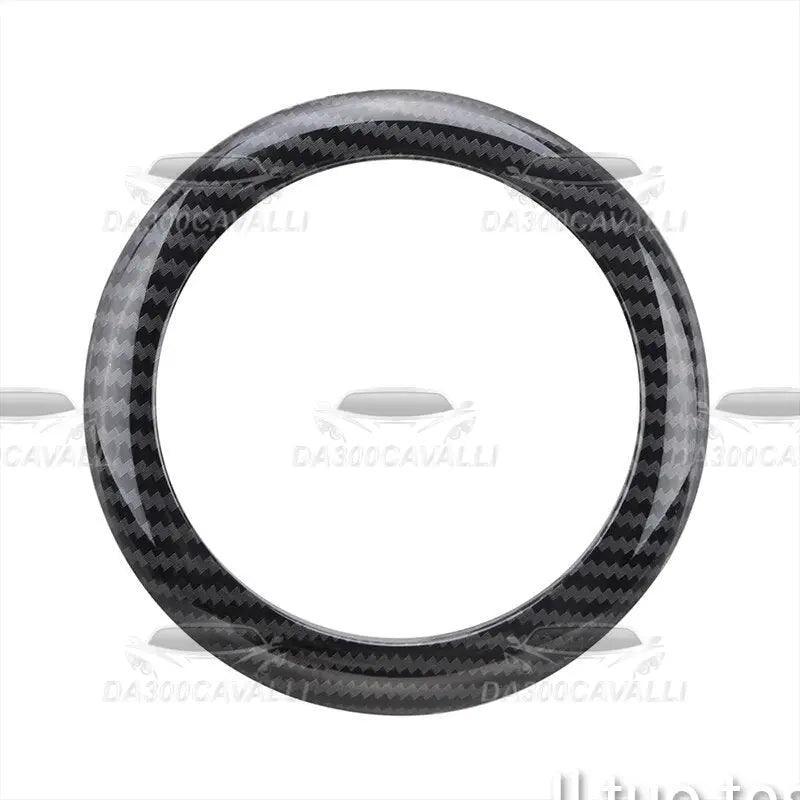 Cornice logo BMW Serie 1 F20 F21 2011-2019 in carbonio, accessorio tuning Da300Cavalli.