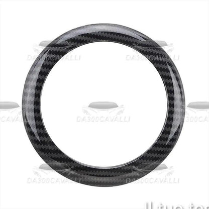 Cornice logo BMW Serie 1 F20 F21 2011-2019 in carbonio, accessorio tuning Da300Cavalli.