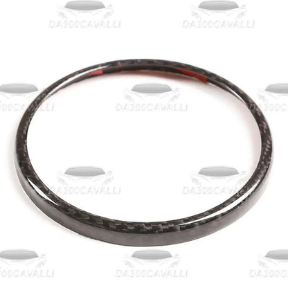 Cornice logo posteriore Alfa Romeo Giulia in fibra di carbonio Da300Cavalli