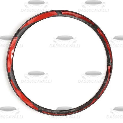 Cornice logo posteriore Alfa Romeo Giulia in fibra di carbonio tuning Da300Cavalli