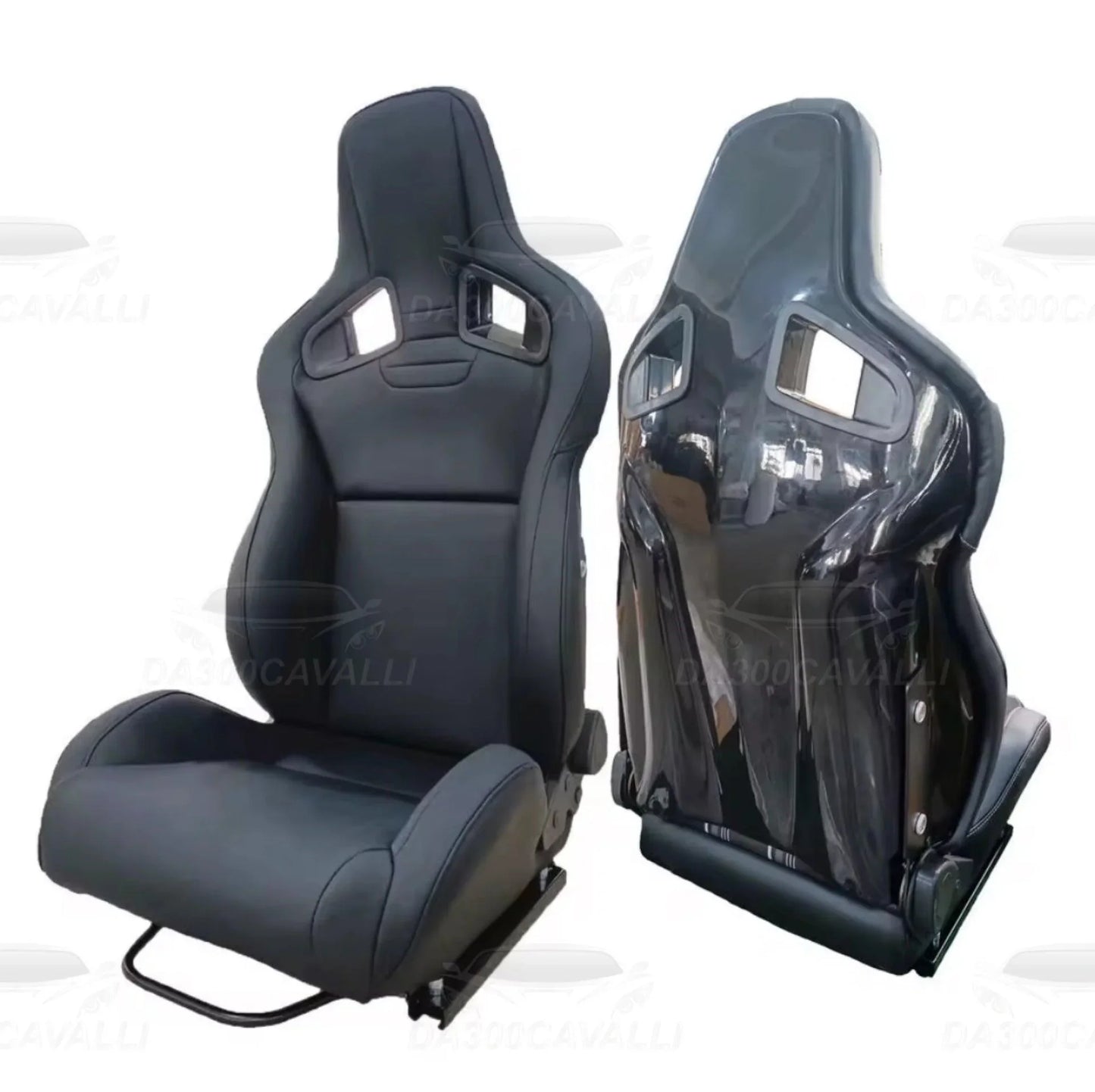 coppia-sedili-a-guscio-in-pelle-scocca-in-carbonio-universali-da300cavalli-2 - Da300Cavalli