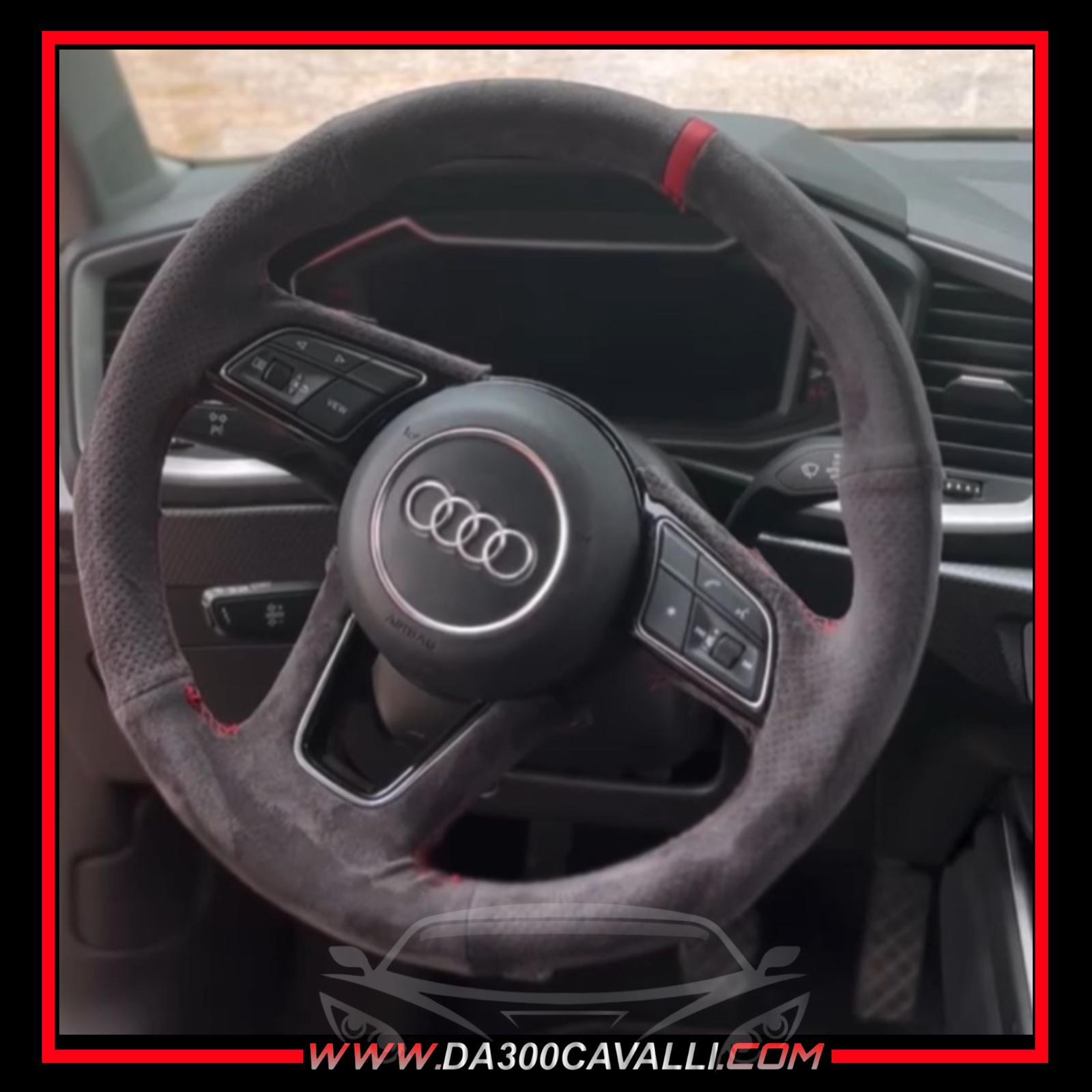 Coprivolante Pretagliato In Alcantara Audi A1 8X A3 8V 8Y S4 8W A4 A5 S5 8W6 A4 B9 - Da300Cavalli