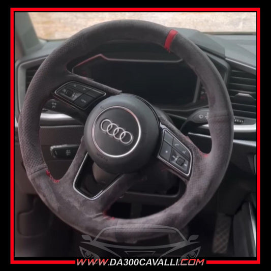Coprivolante Pretagliato In Alcantara Audi A1 8X A3 8V 8Y S4 8W A4 A5 S5 8W6 A4 B9 - Da300Cavalli