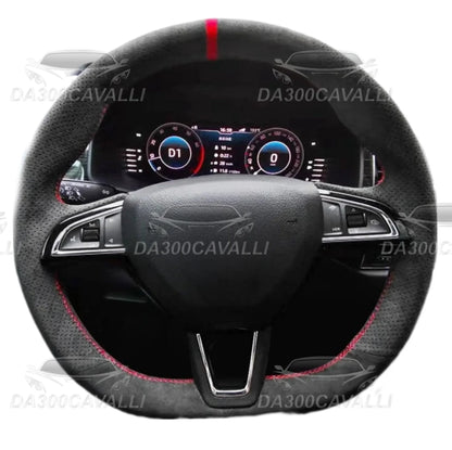 coprivolante-pretagliato-in-alcantara-skoda-fabia-octavia-kamiq-da300cavalli-1 - Da300Cavalli