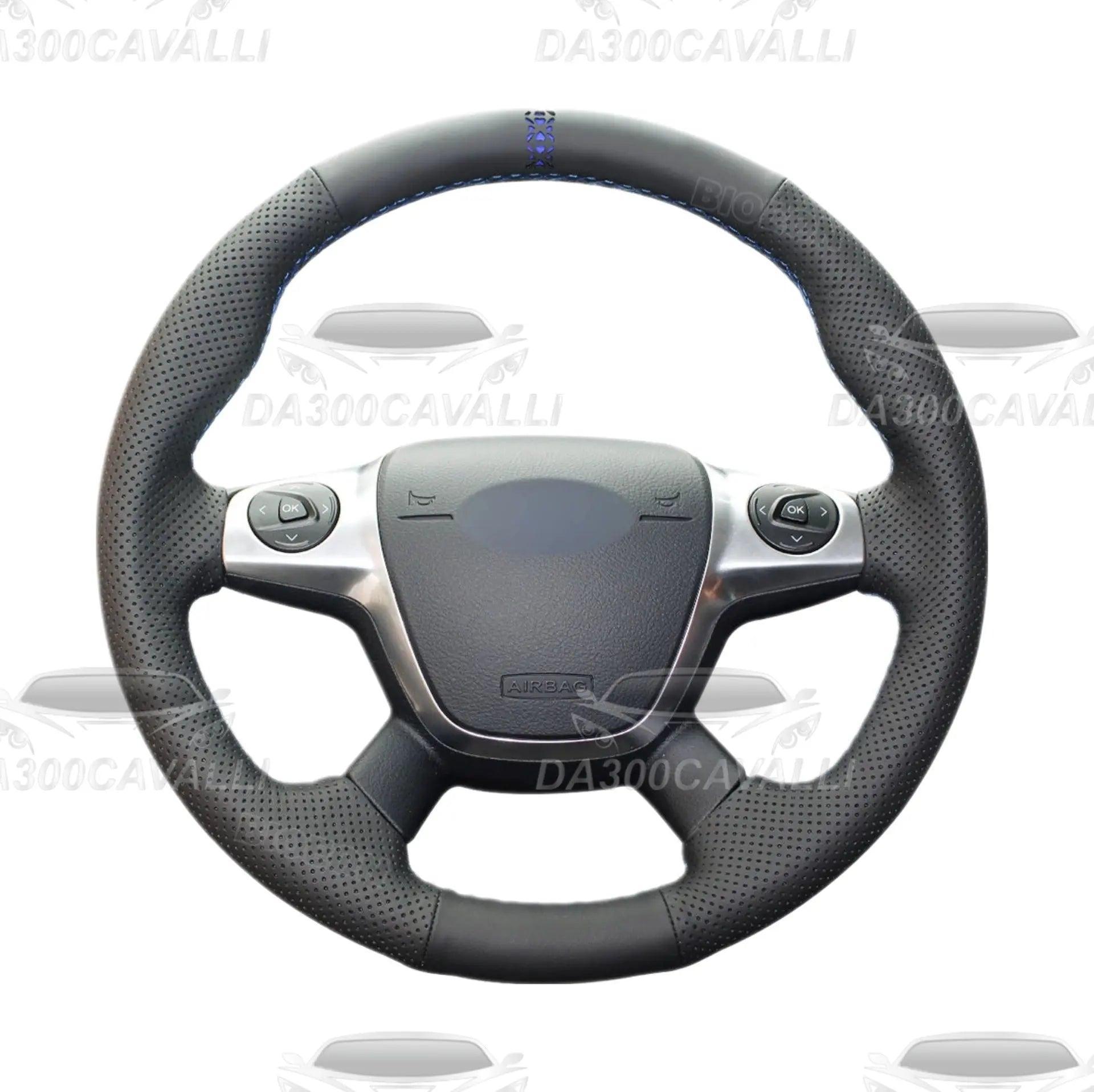 Coprivolante Pretagliato In Pelle Ford Focus (2011-2014) Grand C-Max (2010-2015) Kuga (2012-2016) - Da300Cavalli