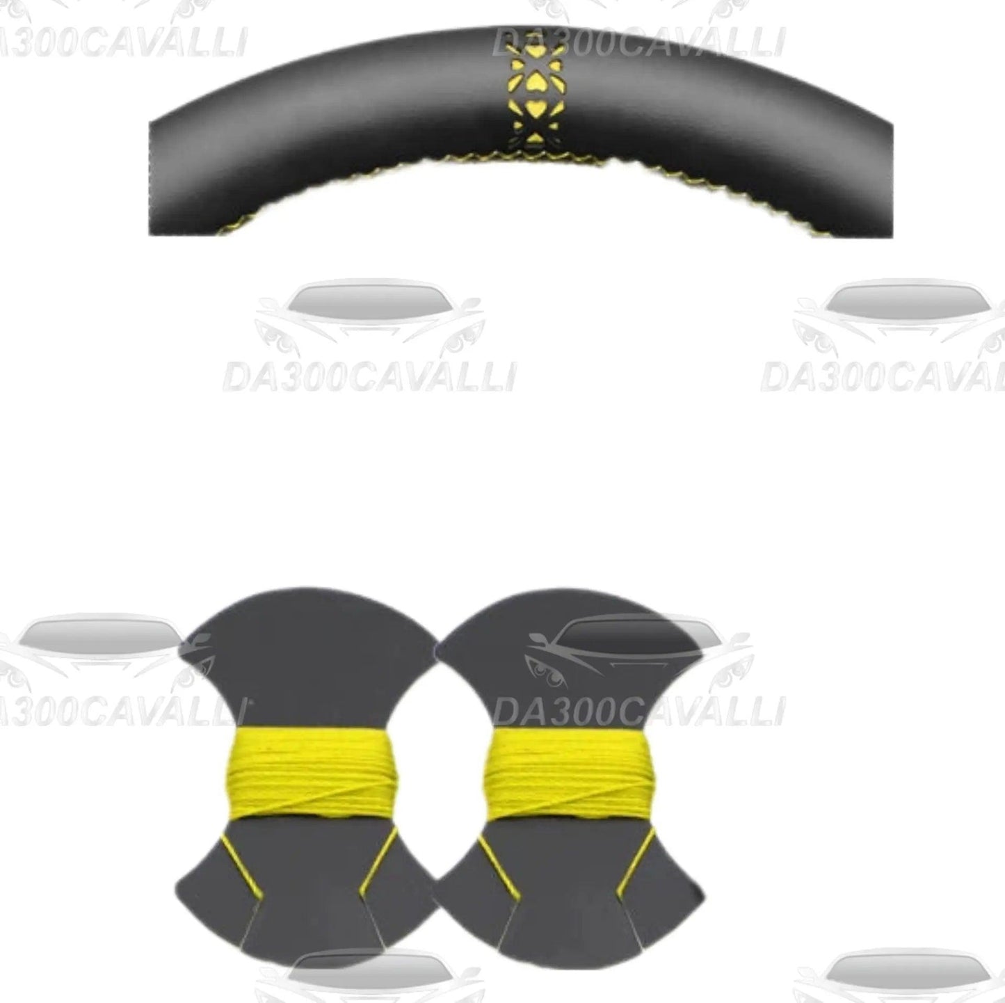 Coprivolante Pretagliato In Pelle Ford Focus (2011-2014) Grand C-Max (2010-2015) Kuga (2012-2016) - Da300Cavalli