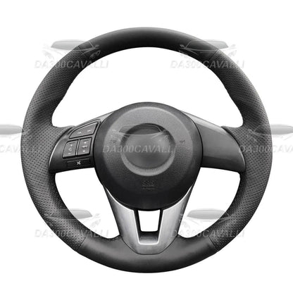 Coprivolante Pretagliato In Pelle Mazda 3 Mazda 6 Cx-3 Cx-5 (2012) - Da300Cavalli