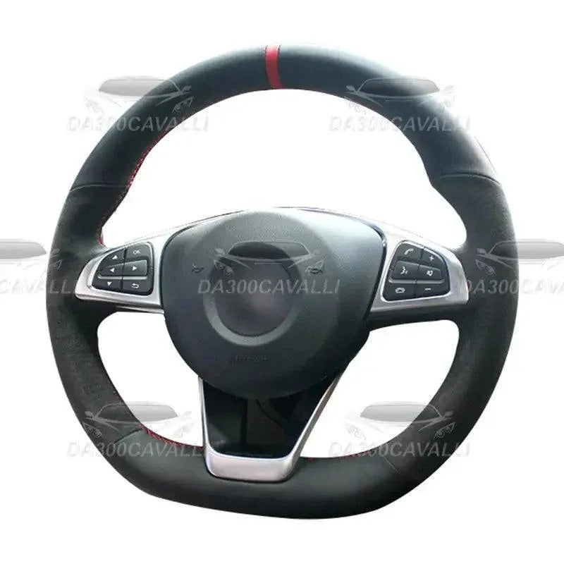 Coprivolante Pretagliato In Pelle Mercedes (W176 W246 W205 C117 C218 X218 W213 X253 C253 W166 C292) — Da300Cavalli
