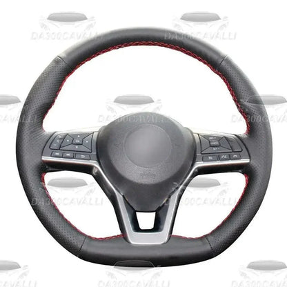 Coprivolante Pretagliato In Pelle Nissan Qashqai J11 T32 Juke Micra (2017-2021) — Da300Cavalli