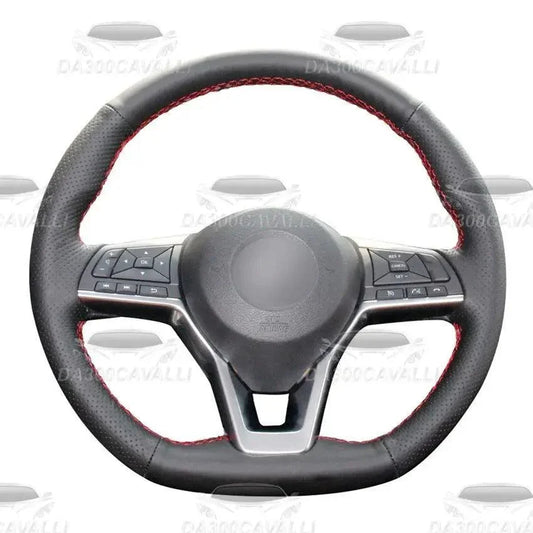 Coprivolante Pretagliato In Pelle Nissan Qashqai J11 T32 Juke Micra (2017-2021) — Da300Cavalli