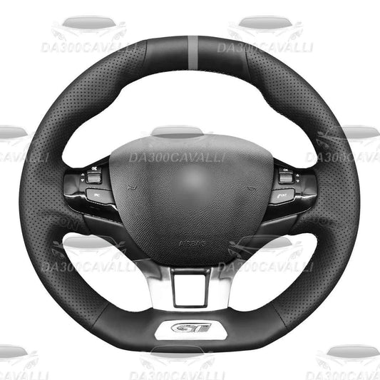 Coprivolante Pretagliato In Pelle Peugeot 2008 208 308 Sw (2013-2021) - Da300Cavalli