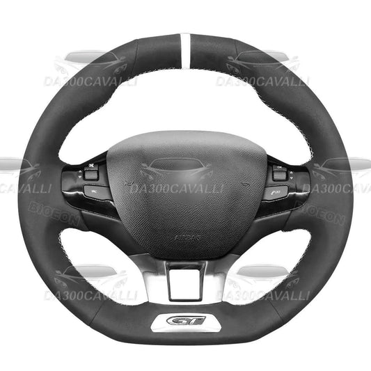 Coprivolante Pretagliato In Pelle Peugeot 208 2008 308 (2013-2021) - Da300Cavalli