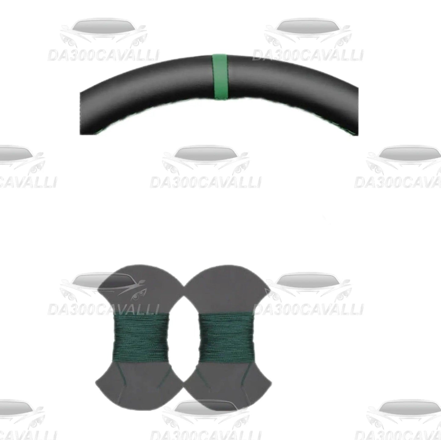 Coprivolante Pretagliato In Pelle Renault Clio 2 Twingo 2 Dacia Sandero (2007-2014) - Da300Cavalli