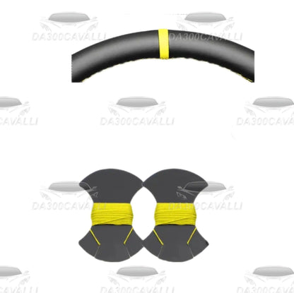 Coprivolante Pretagliato In Pelle Renault Clio 2 Twingo 2 Dacia Sandero (2007-2014) - Da300Cavalli