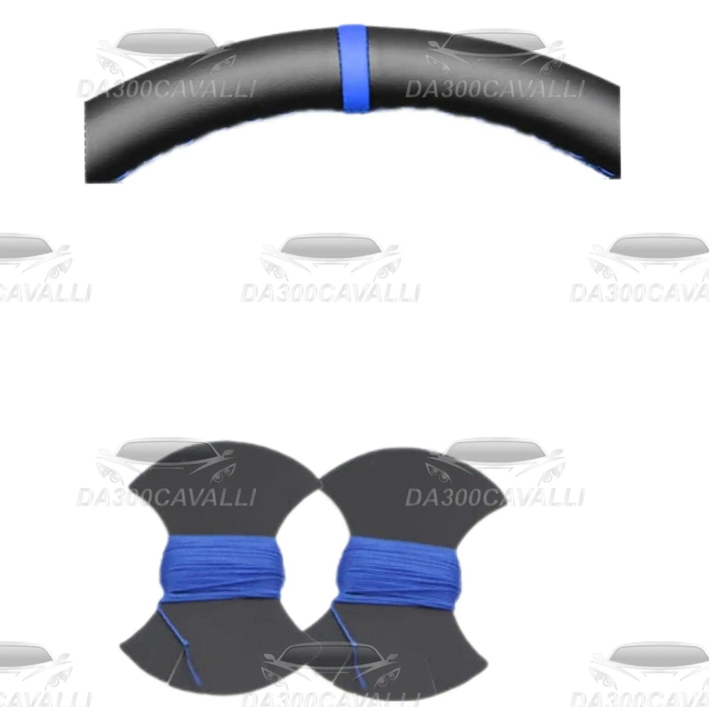 Coprivolante Pretagliato In Pelle Renault Clio 2 Twingo 2 Dacia Sandero (2007-2014) - Da300Cavalli