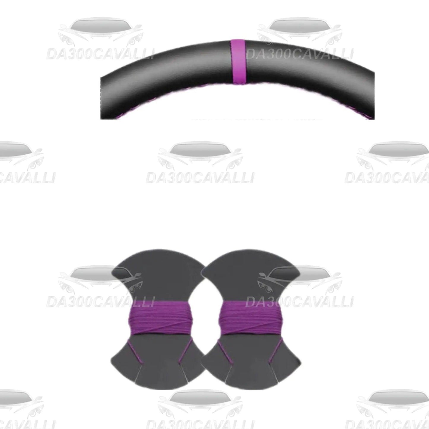 Coprivolante Pretagliato In Pelle Renault Clio 2 Twingo 2 Dacia Sandero (2007-2014) - Da300Cavalli