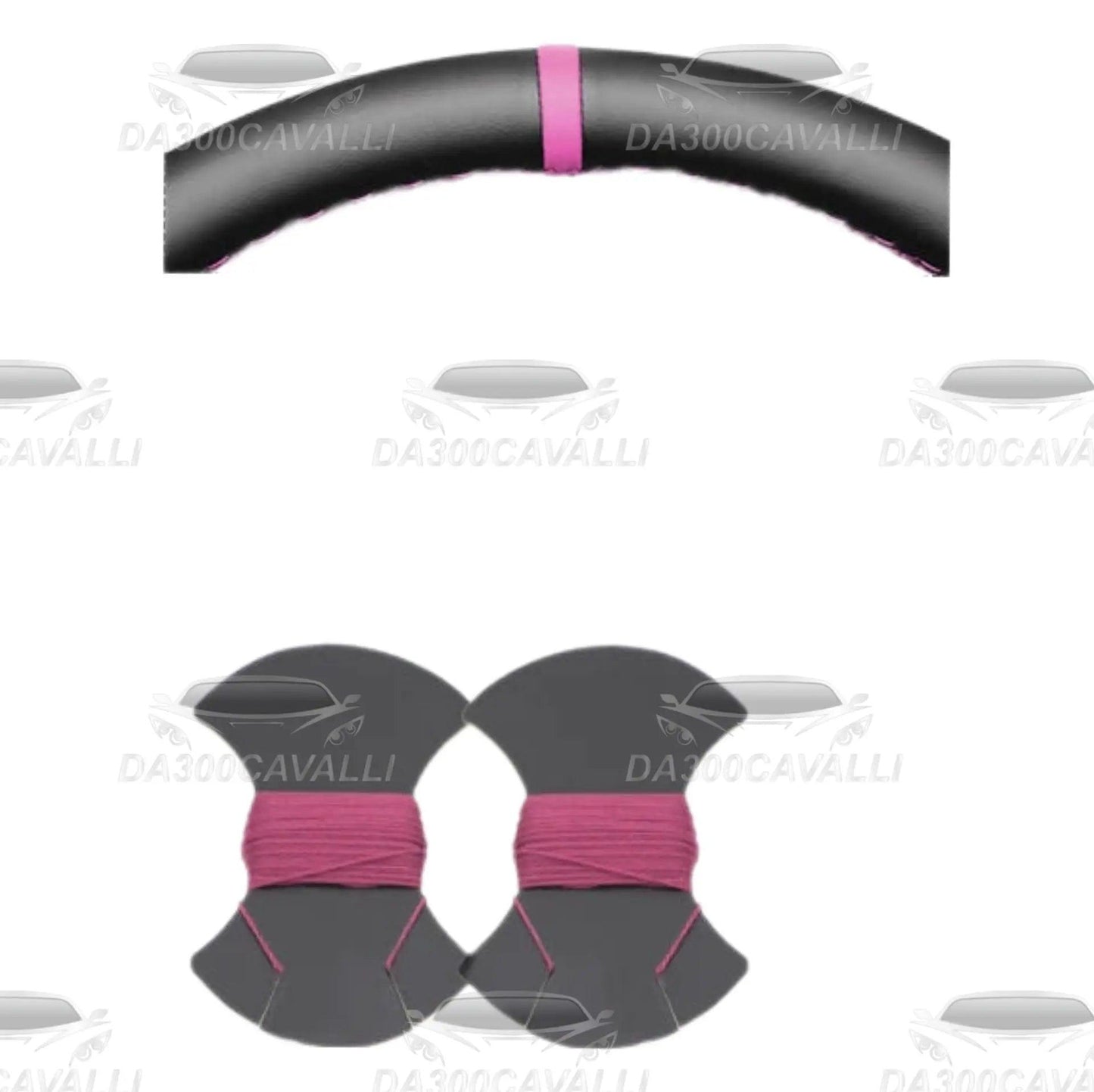 Coprivolante Pretagliato In Pelle Renault Clio 2 Twingo 2 Dacia Sandero (2007-2014) - Da300Cavalli