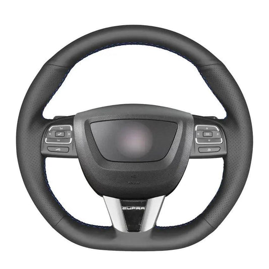 Coprivolante Pretagliato In Pelle Seat Leon (Cupra) Mk2 (2009-2012) - Da300Cavalli