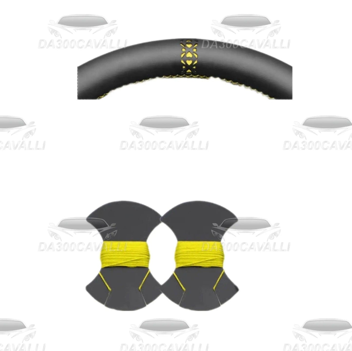 Coprivolante Pretagliato In Pelle Toyota Yaris - Da300Cavalli